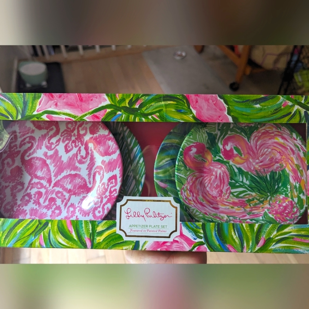Lilly Pulitzer appetizer plates